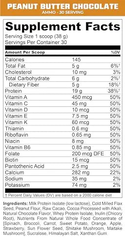 MTN OPS Ammo Protein Powder Meal Replacement Shake for Lean Muscle Building MTN OPS Au supplements