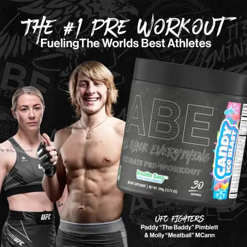 ABE Pre Workout Powder - All Black Everything Pre Workout Energy Drink with Citrulline ABE all black everything Au supplements