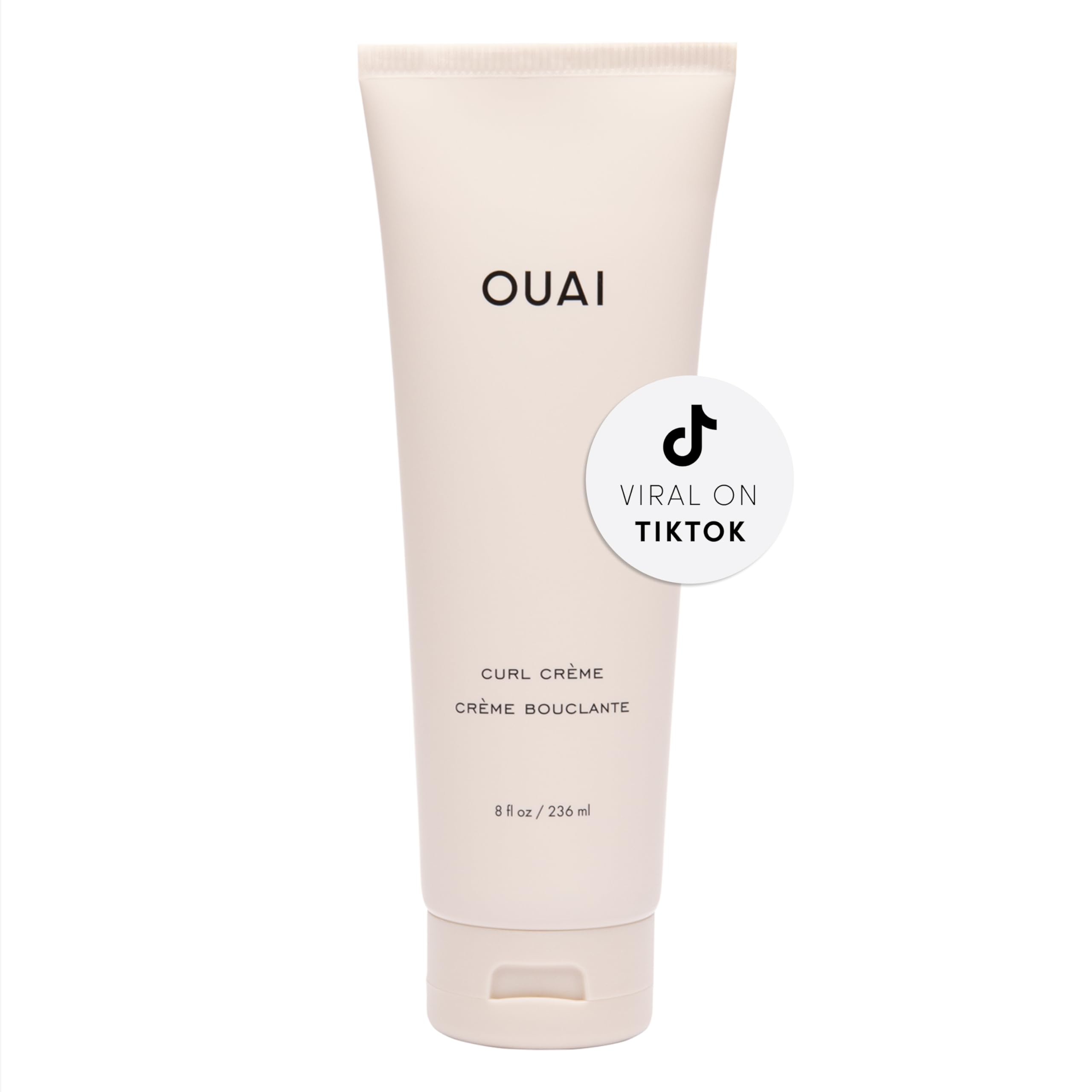 OUAI Curl Cream - Curl Defining Cream with Chia & Linseed Oil - Enhances Definition, Hydration & Shine - Tames Frizz & Protects from Humidity - Silicone-Free Curly Hair Products for Women (8 oz) OUAI Au supplements
