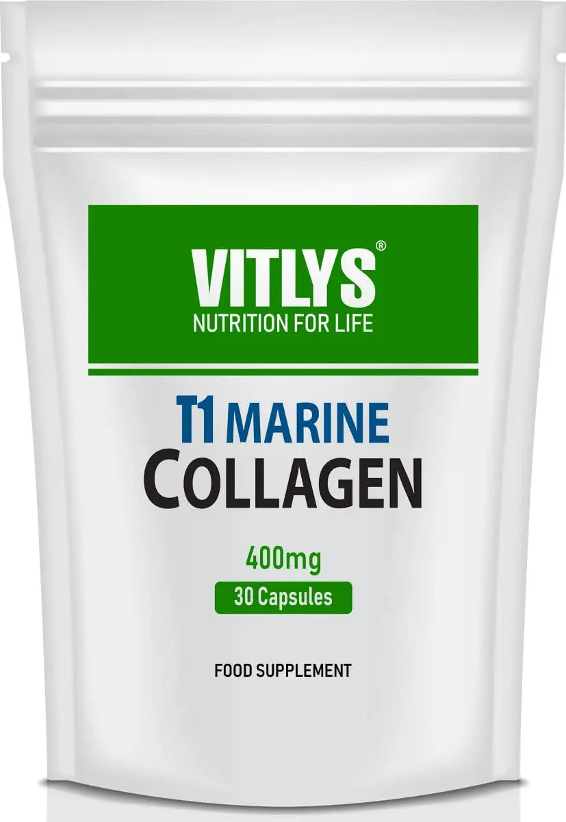 Optimum Marine Collagen 30 Capsules - 1 Month Supply - One Per Day Hydrolysed Collagen Vitlys Au supplements