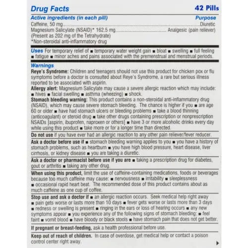 Diurex Water Pills, 42 ct Diurex Au supplements