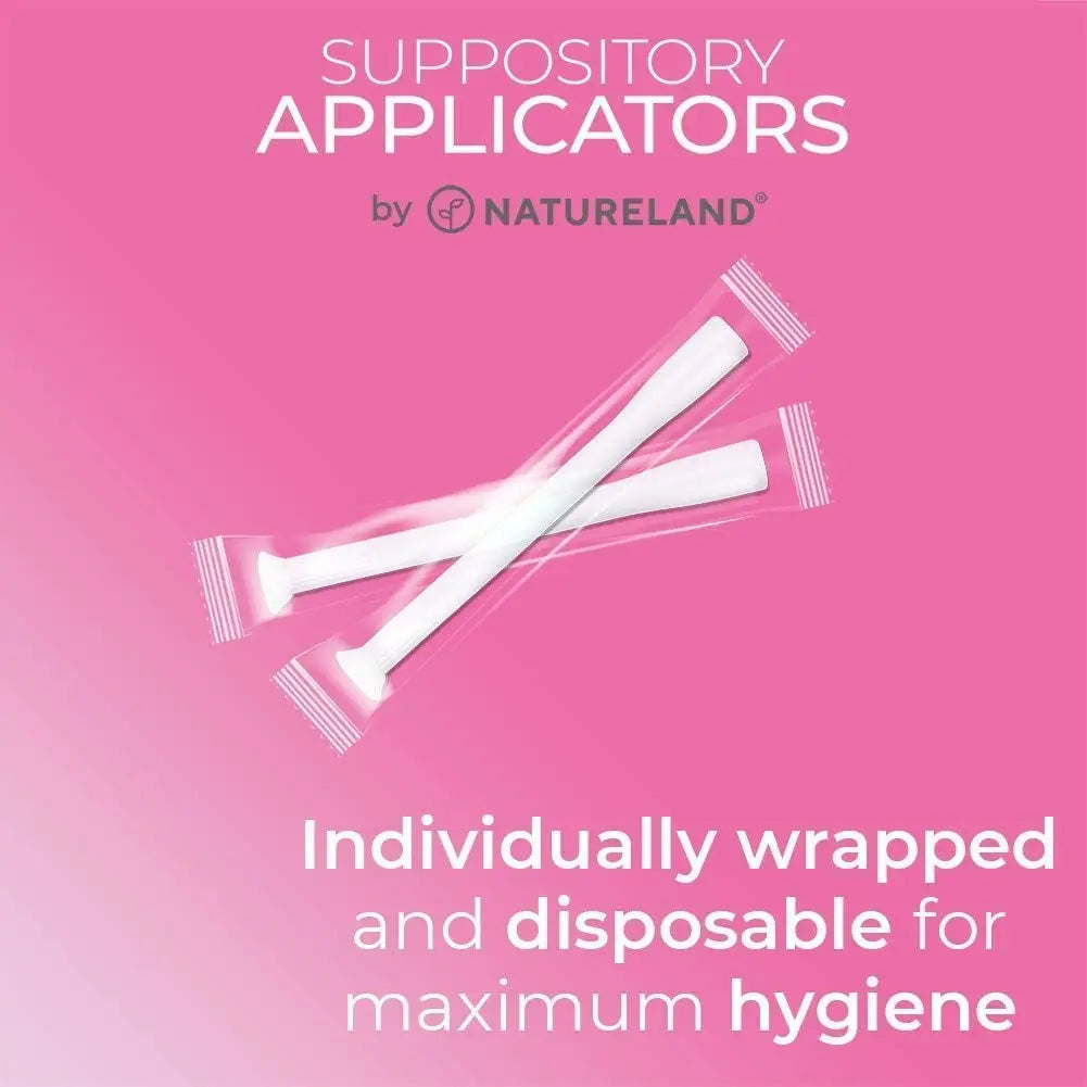 Natureland [40 Count Boric Acid Suppositories 600mg w/ [10 Pack] Vaginal Applicator - Feminine Care Natureland Au supplements