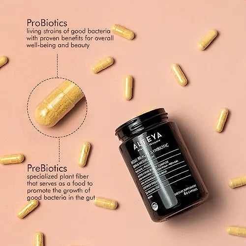 Alteya Organics Beauty Prebiotics + Probiotics and Rose Extracts, Skin Beauty from Within Supplement Alteya Organics Au supplements