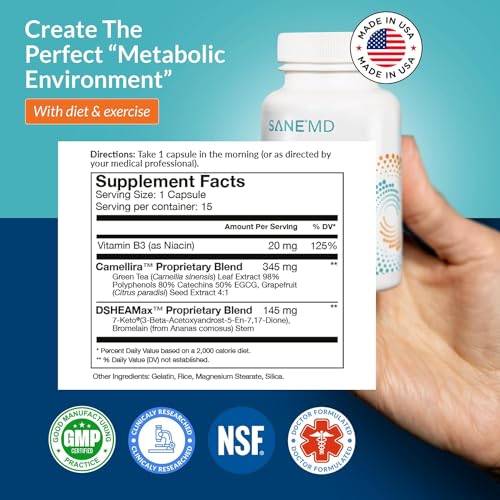 SANE Luminae Healthy Supplement Pills with 7-Keto DHEA - Lower Your Set-Point Weight SANE Au supplements