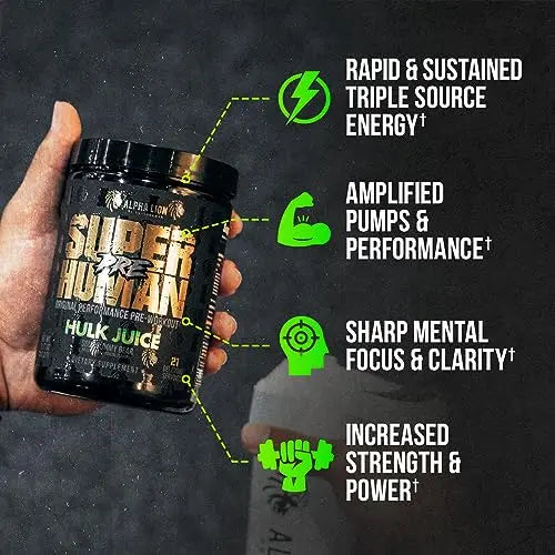 ALPHA LION Superhuman Pre Workout Powder & Post Workout Recovery Bundle, Sustained ALPHA LION Au supplements