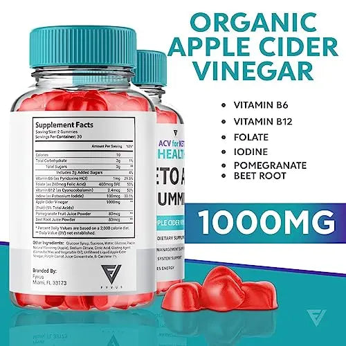 (2 Pack) ACV for Keto Health Gummies, ACV Keto Health ACV Advanced Weight Loss Gummies Fyvus Au supplements