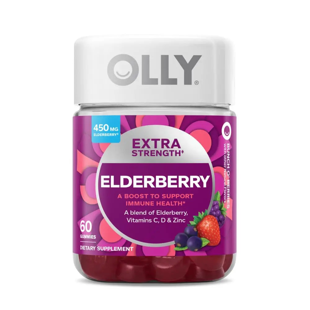 OLLY Extra Strength Elderberry Gummies, Immune Support, 450mg Elderberry, Vitamin C OLLY Au supplements