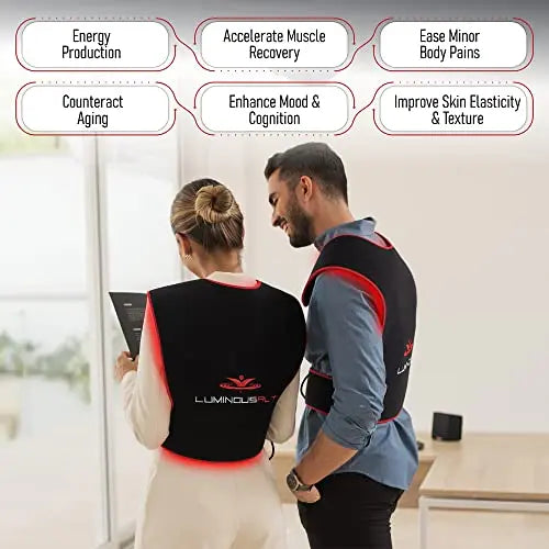 LuminousRLT Red Light Therapy Pad, Adjustable Infrared Light Therapy Back Wrap LUMINOUSRLT Au supplements