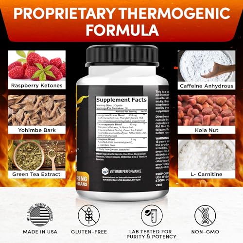 Veteran Performance Burn Zone Thermogenic Fat Burner – Metabolism Booster Appetite Veteran Performance Au supplements