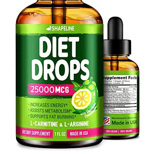 Weight Loss Drops - Appetite Suppressant for Women & Men - Made in The USA SHAPELINE Au supplements