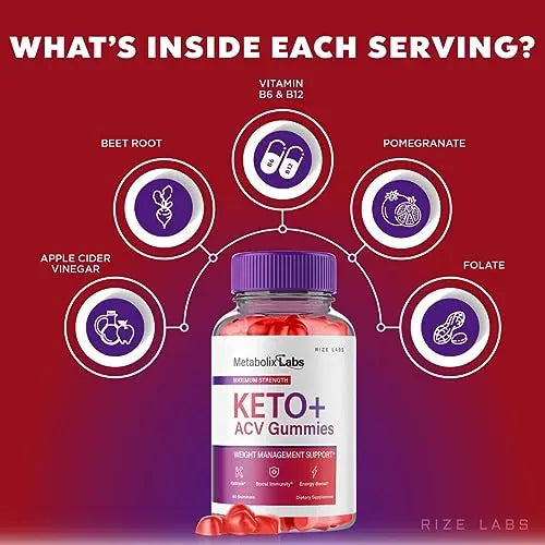 Metabolix Labs Keto ACV Gummies - Metabolix Labs Keto Plus ACV Gummies MetabolixLabs rize labs Au supplements