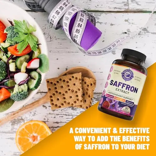 100% Pure Saffron Extract - Metabolism Booster & Natural Appetite Suppressant for Weight Loss WHOLE WORLD WELLNESS Au supplements