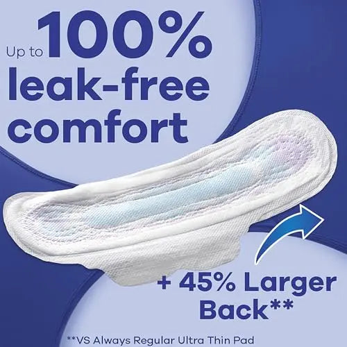 Always Ultra Thin Feminine Pads for Women, Size 5, Extra Heavy, Overnight Absorbency Always Au supplements