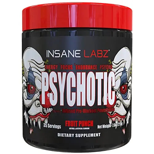 Psychotic, and Insane Veinz, Pre Workout Stack (Fruit Punch) Insane Labz Au supplements