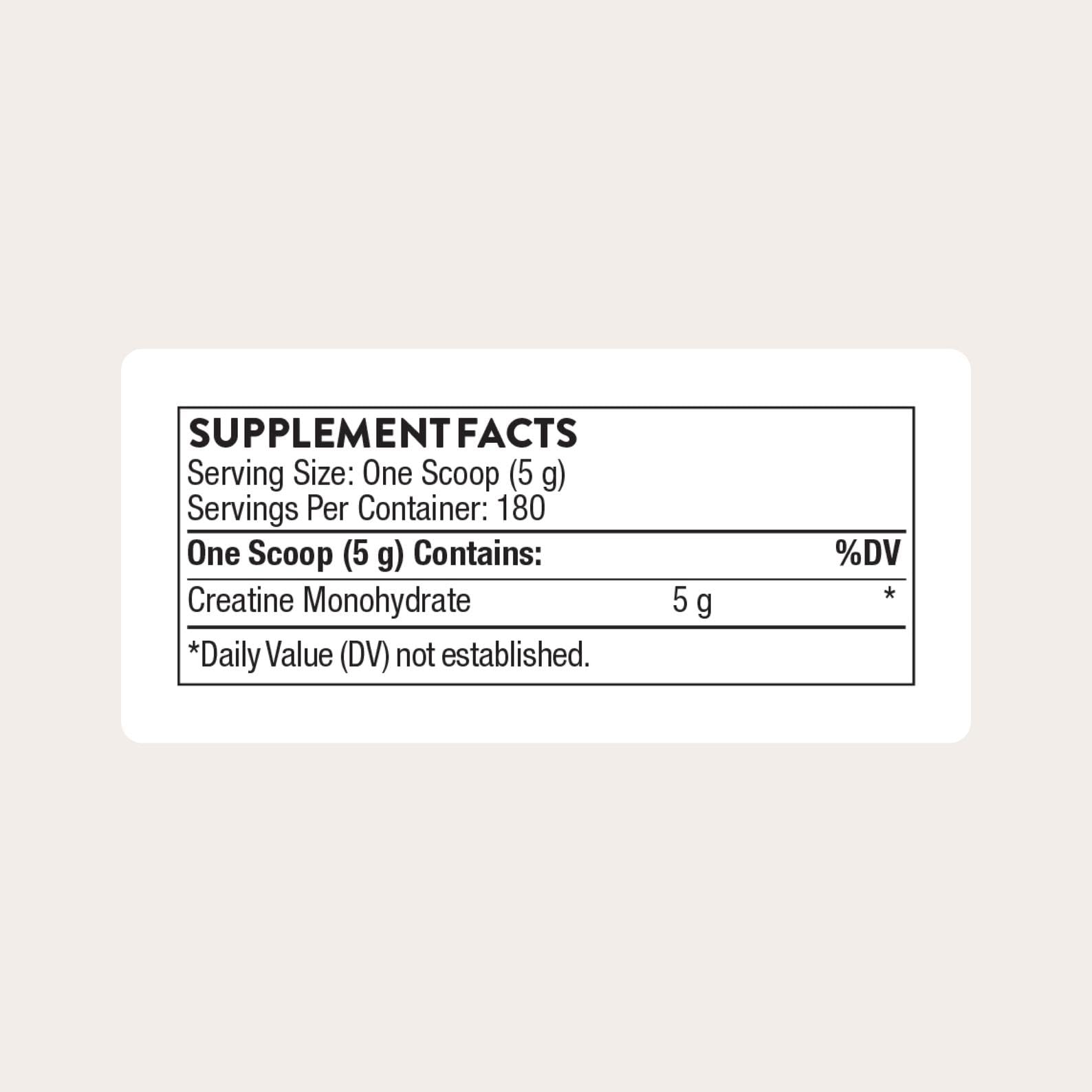 THORNE Creatine - Micronized Creatine Monohydrate Powder - Support for Muscles & Cognitive Function* - for Women & Men - Unflavored - NSF Certified for Sport - 5 g per Serving - 180 Servings THORNE Au supplements