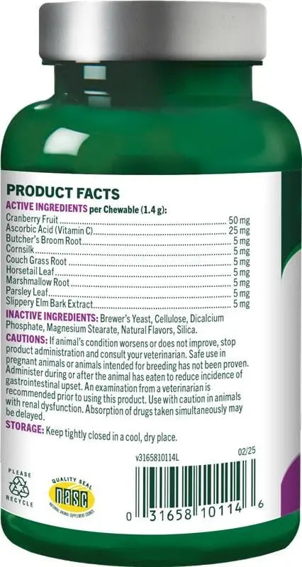 Vet's Best Cat Urinary Supplement, Urinary Tract Support Chewable for Cats, Supports A Healthy Urinary Tract in Cats, 60 Chewable Tablets Vet's Best Au supplements