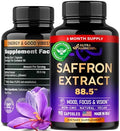 Natural Saffron Supplements - Pure Saffron Extract 88.5 mg - Made in USA - Mood NUTRAHARMONY Au supplements
