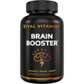 Vital Vitamins Brain Supplements with Bacopa Monnieri - for Memory and Focus – Nootropic Brain Booster - Caffeine-Free Support for Adults & Seniors – Non-GMO, 30-Day Supply, 30 Capsules Vital Vitamins Au supplements