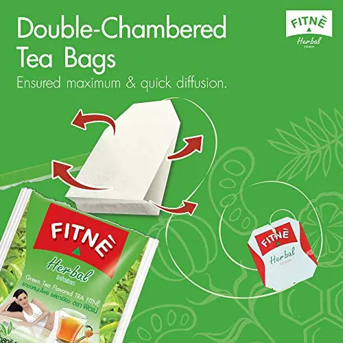 FITNE Green Tea Herbal Honey Lemon With Garcinia Senna Infusion Gentle Detox Cleanse FITNÈ Au supplements