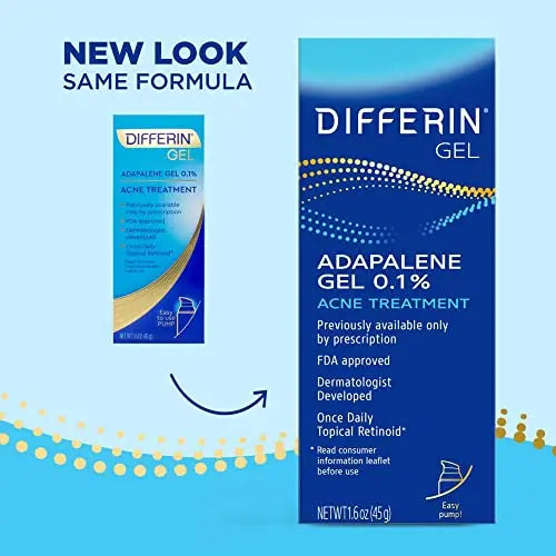 Differin Acne Treatment Gel, 90 Day Supply, Retinoid Treatment For Face Differin Au supplements