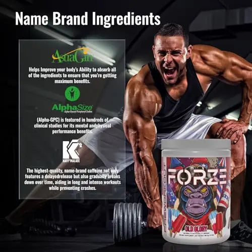 Forze Pre Workout Powder, Beta Alanine, L-Taurine & Dual-Source Caffeine for Sustained Forze Au supplements