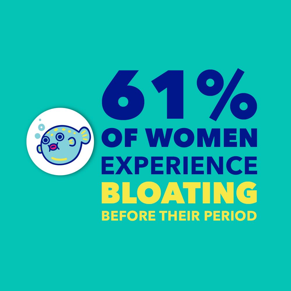 Midol Bloat Relief Caplets with Pamabrom, Relieve Bloating Symptoms Before and During Your Period, Provides Up to 6 Hours of Relief for Women, 60 Count Midol Au supplements