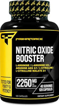 Primaforce Nitric Oxide Booster (2,250mg, 120 Capsules) - 40 Servings of Our High Potency Primaforce Au supplements