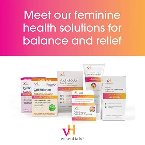 vH essentials Vitamin C Vaginal Tablet | Boric Acid Suppository Alternative | Supports Healthy pH and Eliminates vH essentials Au supplements