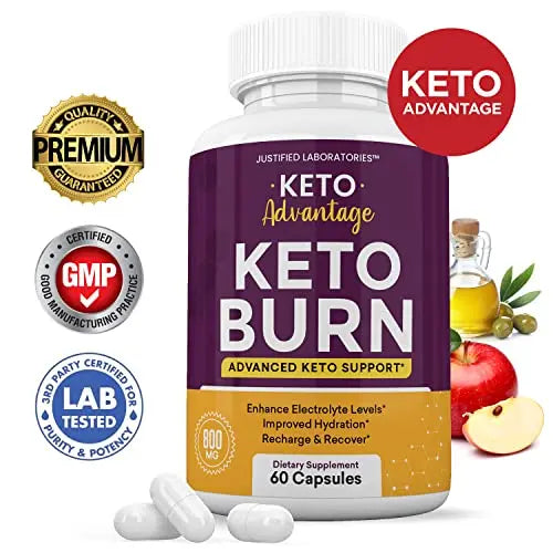 (2 Pack) Keto Advantage Keto Burn Pills Includes Apple Cider Vinegar goBHB Exogenous Justified Laboratories Au supplements