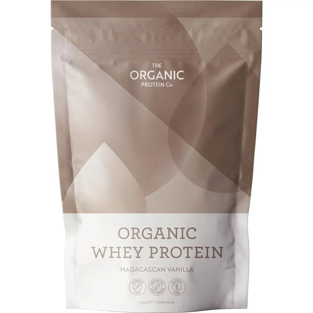 The Organic Protein Co. - Madagascan Vanilla Organic Whey Protein Powder The Organic Protein Company Au supplements