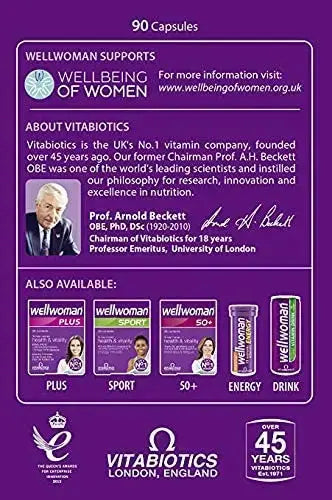 Vitabiotics Wellwoman Wellwoman 90 Tablets Wellwoman Au supplements