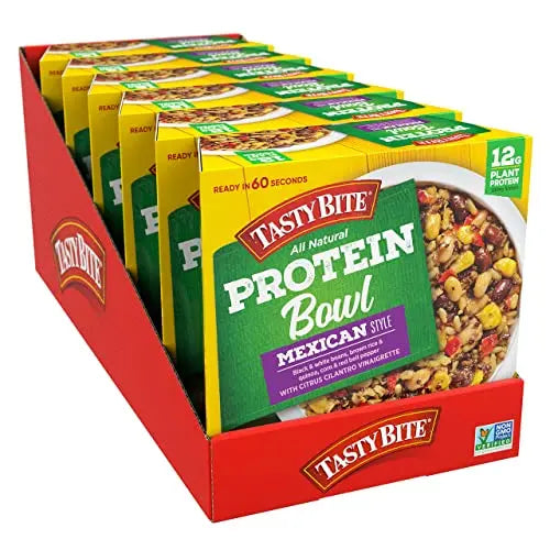 TASTY BITE Mexican Protein Bowl, 8.8 Ounce, Pack of 6, Ready to Eat, Microwaveable TASTY BITE Au supplements