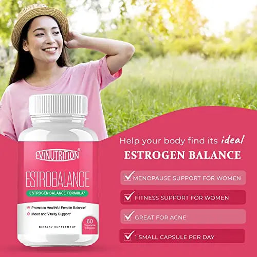Evinutrition Estrobalance Capsule for Women - Menopause Mood and Energy Support Evinutrition Au supplements