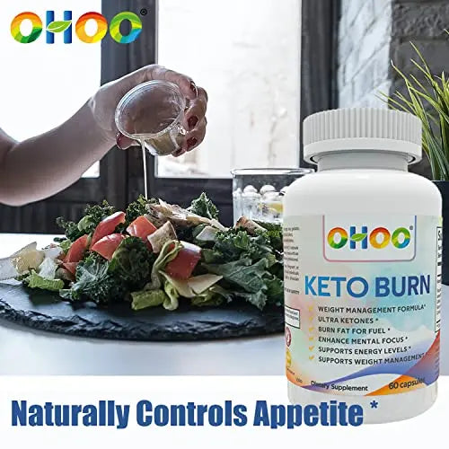 OHOO Keto Burn Weight Loss Supplement 650 Mg - Natural Keto 5 Increases Ability to Burn Fat OHOO Au supplements