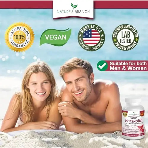Premium 100% Ultra Pure Forskolin for Weight Loss Max Strength w/ 40% Standardized Nature's Branch Au supplements