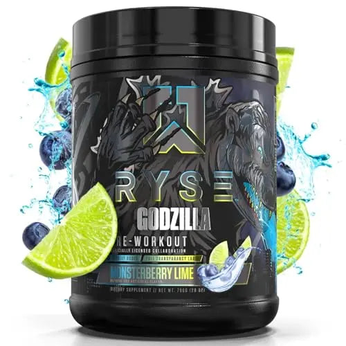 Ryse Noel Deyzel x Godzilla Pre Workout | Intense Pumps, Energy, & Focus | Citrulline & Beta RYSE Up Supplements Au supplements