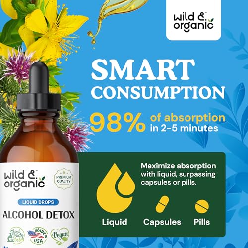 Wild & Organic Alcohol Detox Supplement - Liver Cleance & Repair Formula - Anti Alcohol Wild & OrganicBuy Supplements Australia