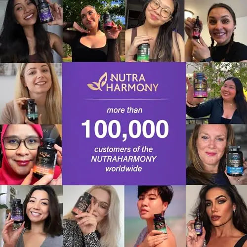 Liquid Biotin & Collagen - Vitamins for Hair Growth Support for Women & Men NUTRAHARMONY Au supplements