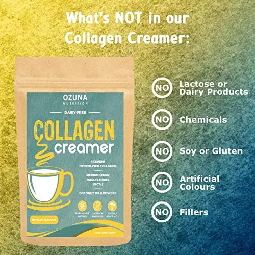 Collagen Coffee Creamer | Keto & Paleo | Premium Hydrolysed Collagen Peptides & Coconut MCT OZUNA NUTRITION Au supplements