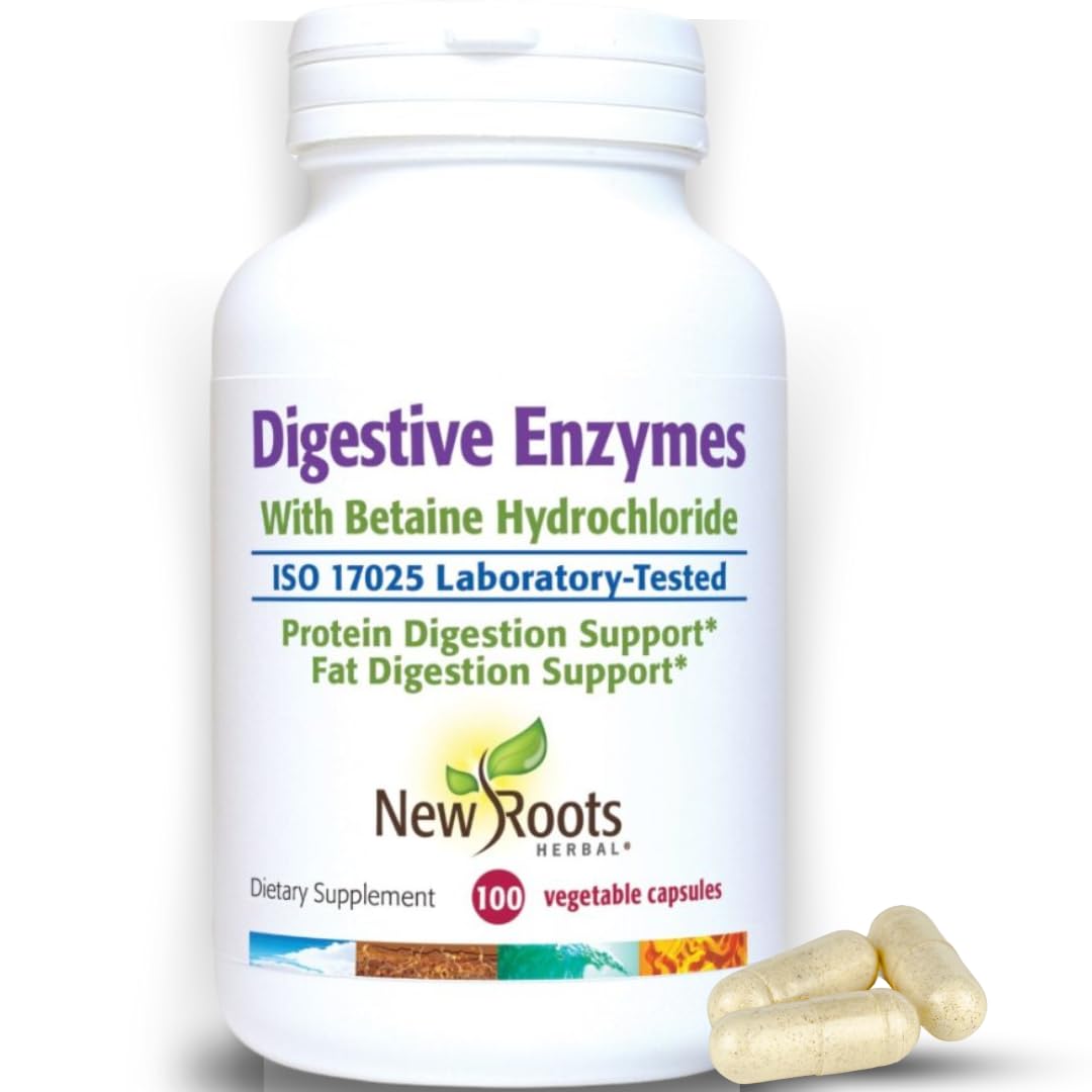 Digestive Enzymes with Ox Bile and Betaine HCl (100 Caps) Ox Bile Supplements for No Gallbladder with Papain & Pepsin A | Pancrease Cleanse & Detox
