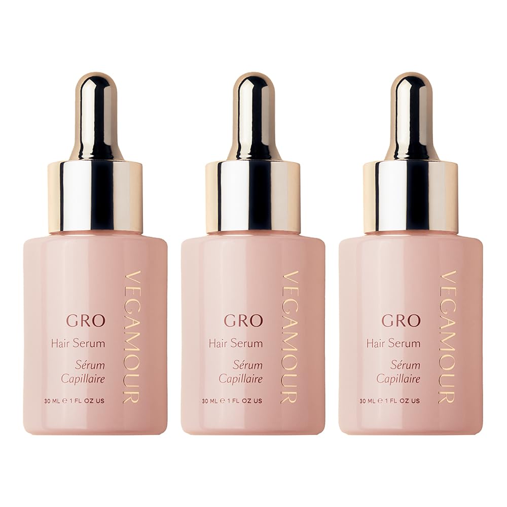 VEGAMOUR GRO Hair Serum for Hair Thinning, Thicker Fuller Looking Hair, Non Oily Tonic, 3 pack, 90 day supply VEGAMOUR Au supplements