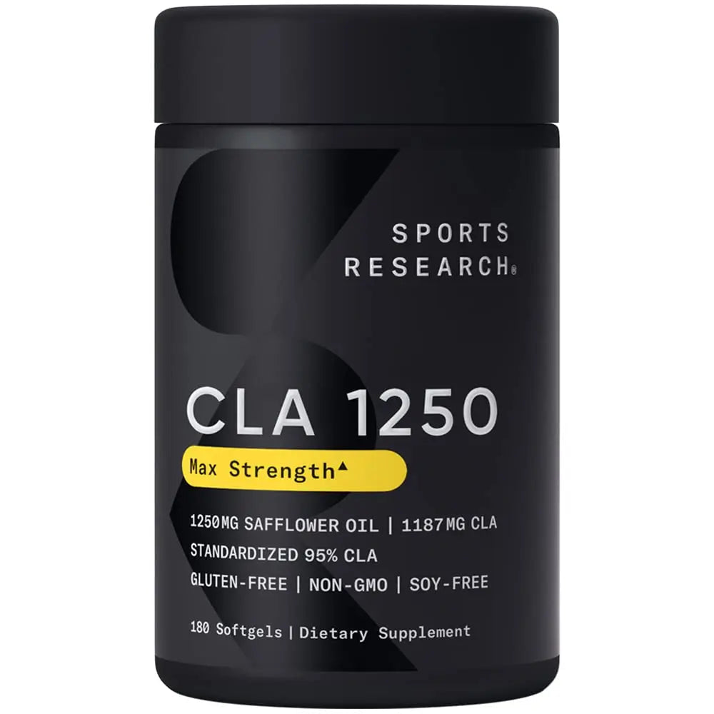 Sports Research CLA - 1250mg with Active Conjugated Linoleic Acid for Men and Women Sports Research Au supplements