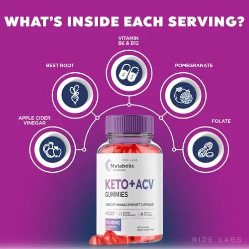 Metabolic Solutions Keto ACV Gummies, Metabolic Solutions Keto+ACV Gummies for Weight Health rize labs Au supplements