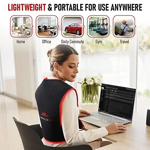 LuminousRLT Red Light Therapy Pad, Adjustable Infrared Light Therapy Back Wrap LUMINOUSRLT Au supplements