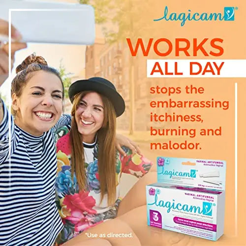 Lagicam Vaginal Yeast Infection, Antifungal 3 Day Miconazole Nitrate Treatment Cream, Relief for Itching LAGICAM V Au supplements