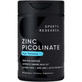 Sports Research High Potency Zinc Picolinate 30mg with Organic Coconut Oil | Highly Absorbable Zinc Supplement for Healthy Immune & Enzyme Function