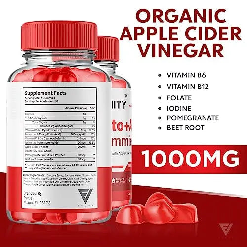 (3 Pack) Trinity Keto, Trinity Keto ACV Gummies - Trinity Keto ACV Gummies Advanced Apple Fyvus Au supplements