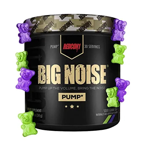 REDCON1 Big Noise Non Stim Preworkout, Sour Gummy Gear - Betaine Anhydrous & Acetyl L REDCON1 Au supplements