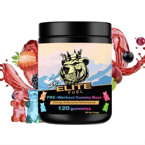 Pre Workout Gummies Elite Fuel - Endless Energy, Instant Strength Gain, Intense Pump Heath Secret Au supplements